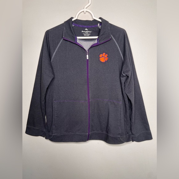Tommy Bahama Clemson Tigers Pullover Athletic Trainer 1/4 Zip Size large - Picture 1 of 4